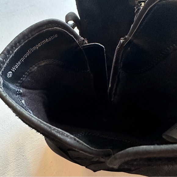 Blondo Tula Waterproof Boot Black Suede Nubuck Leather Size 9 - Picture 16 of 16